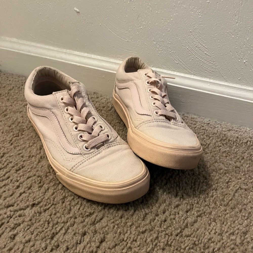 Mono Pink Old Skool Vans